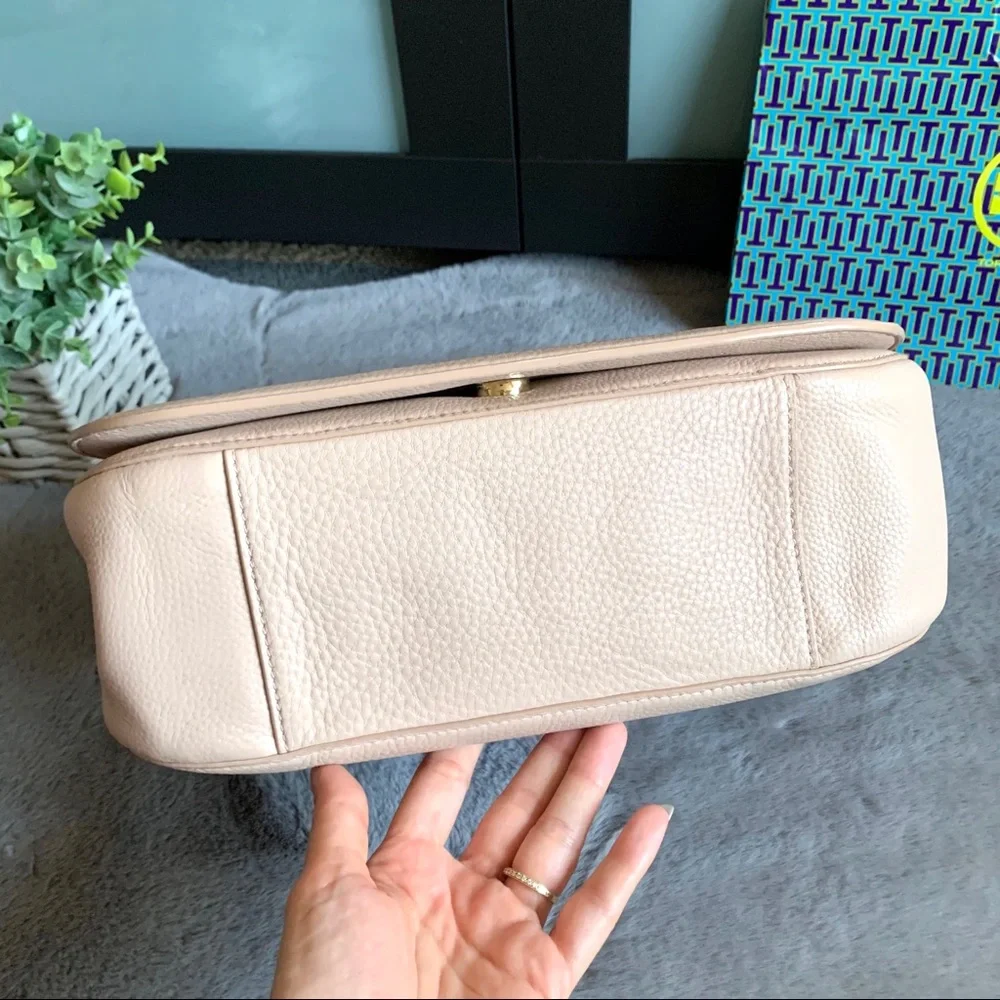 Tory Burch Bryant Pink Quilted Chain Flap Bag - Picture 9 of 16